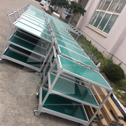 鋁型材三層小推車定制加工設(shè)計效果展示圖介紹